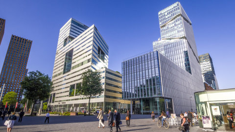 Le quartier Zuidas a été conçu à l’initiative conjointe de la ville d’Amsterdam et du gouvernement. - © Getty Images