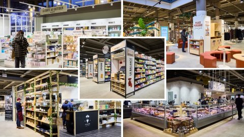 Le magasin Croisé-Laroche a été rénové et a adopté toutes les nouveaux marqueurs de l’enseigne. - © Monoprix