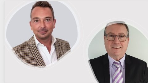 Denis Charrier, Directeur général du Réseau Gesat et Joseph Ramos, Délégué général d’Handeco - © D.R.