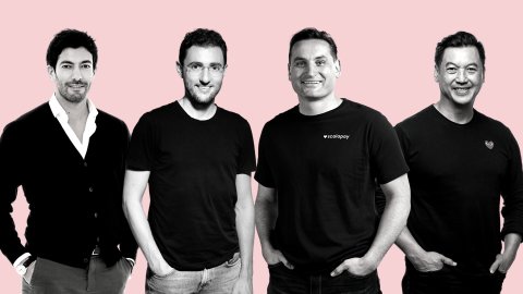(De gauche à droite) Raffaele Terrone, Simone Mancini, Johnny Mitresvki, Pingki Houang. - © Scalapay