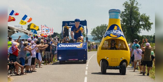 caravane orangina tour de france 2023