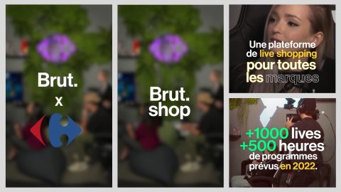 Brut.Shop est une plate-forme de live shopping qui sera lancé prochainement. - © D.R.