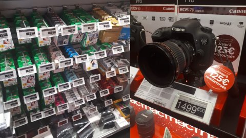 Fnac Darty améliore son merchandising avec les étiquettes électroniques SES-Imagotag. - © Fnac Darty