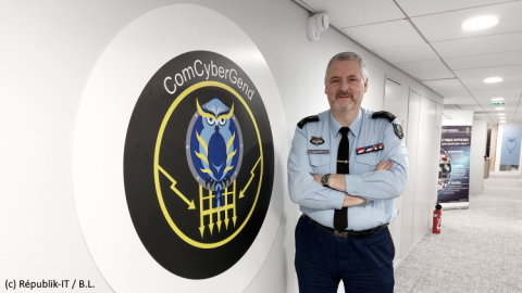 Le général de division Marc Boget est commandant de la Gendarmerie dans le Cyberespace. - © Républik IT / B.L.