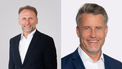 Uwe Storch, CFO de Contargo (à droite) et Holger Bochow (à gauche) - © D.R.