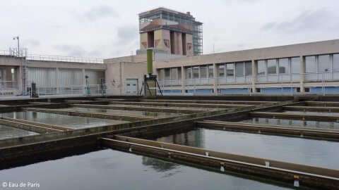 L’usine de décantation et filtration de l’eau, à Orly, est en amont de la distribution. - © Eau de Paris
