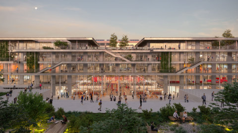 Le futur campus de l’EM Lyon, conçu par PCA-Stream - © PCA-Stream