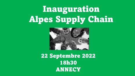 Alpes Supply Chain présente sa feuille de route le 22 septembre