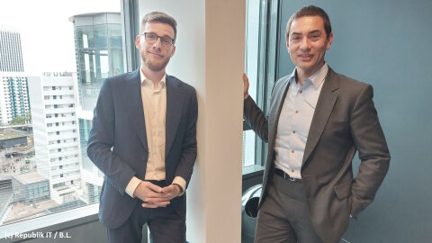 De gauche à droite : Clément Jolliet, consultant senior, et Gérôme Billois, partner chez Wavestone. - © Républik IT / B.L.
