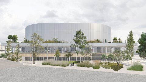 L’Arena Porte de La Chapelle devrait être livrée fin 2023 - © Ville de Paris