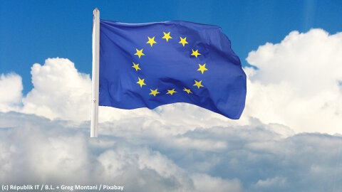 Un « cloud souverain » européen est désormais proposé par l’Américain Oracle. - © Républik IT / B.L. + Greg Montani / Pixabay