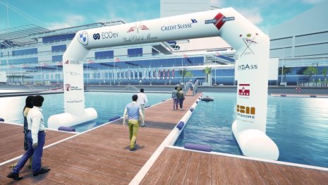 Plateforme immersive pour la  9e édition du Monaco Energy Boat Challenge - © Yacht Club de Monaco