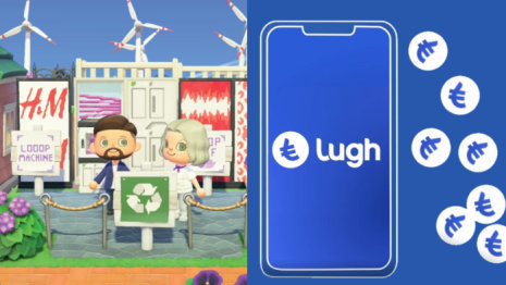 A gauche, H&M mise sur Animal Crossing, à droite, Lugh est la crypto du groupe Casino. - © D.R.