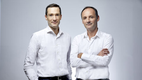 Philippe de Chanville et Christian Raisson, les co-fondateurs et co-CEO de ManoMano. - © BRUNO LEVY