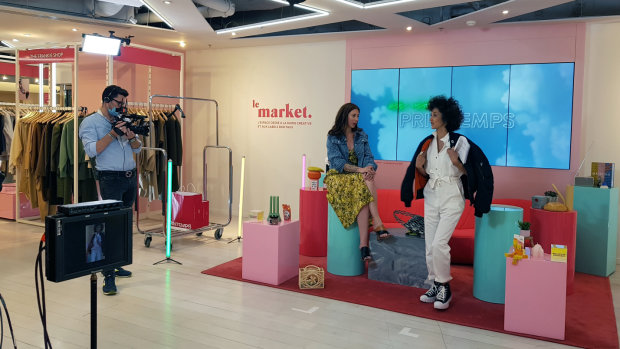 Printemps a diffusé son premier live shopping le 23 juin, à 18h. - © CC / Républik Retail