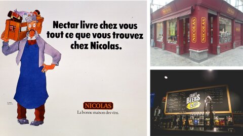 Nicolas a proposé dès 1840 de livrer ses clients à leur domicile. - © Nicolas