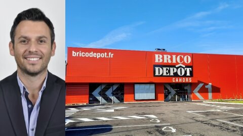 Laurent Vittoz, directeur d’enseigne Brico Dépôt, teste un nouveau format de 1000 m² à Cahors. - © Brico Dépôt