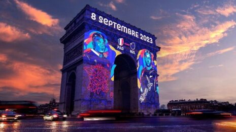 Un show spectaculaire a été projeté sur les monuments emblématiques des villes hôtes de France 2023 - © France 2023