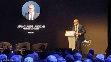 Jean-Claude Laroche, président du Cigref, a ouvert et conclu l’AG publique. - © Républik IT / B.L.