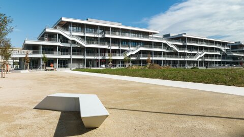 Le campus de l’emlyon business school dispose de 30 000 m². - © Jean-Philippe Mesguen pour PCA-Stream