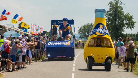 Orangina s’associe au Tour de France 2023 pour la première fois - © Sept cent neuf / Orangina