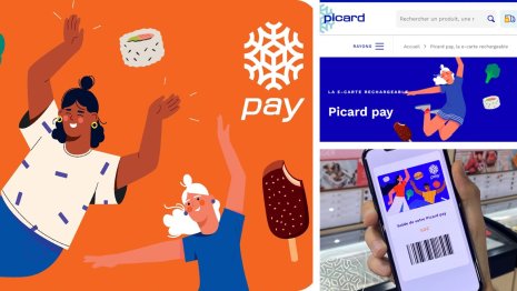 Picard Pay est une carte de paiement prépayée rechargeable. - © Picard
