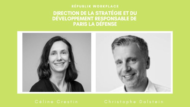 Céline Crestin et Christophe Dalstein ont la charge de conduire la stratégie RSE du quartier. - © D.R.