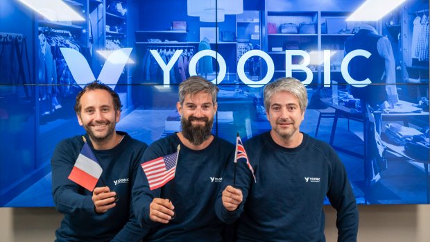 Gilles, Fabrice et Thierry Haïat sont les fondateurs de Yoobic. - © Yoobic