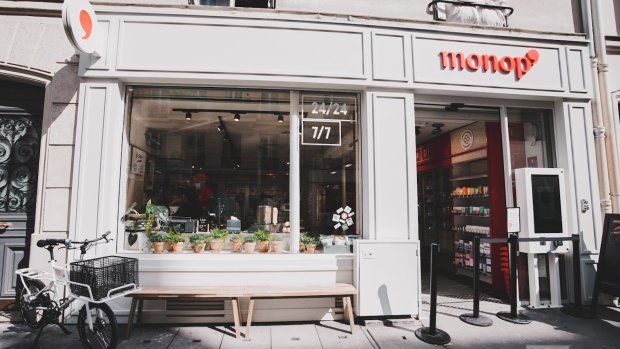 Un nouveau concept Monop’ a été ouvert au 3 rue de Marseille à Paris. - © Monoprix
