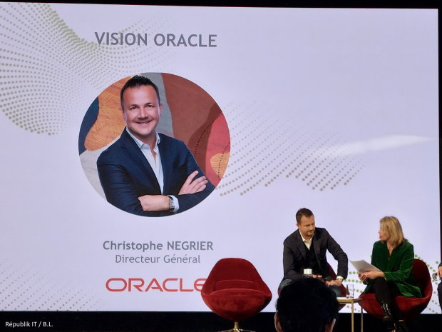 Christophe Négrier, DG d’Oracle France, a voulu rassurer ses clients sur sa capacité à les accompagner. - © Républik IT / B.L.