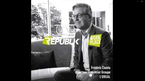 Frédéric Ciuntu, directeur immobilier de L’Oréal. - © Républik Workplace