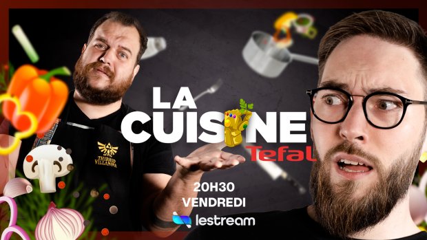 La marque sponsorise l’émission « La Cuisine » animée par Gastronogeek sur la chaîne LeStream. - © Tefal