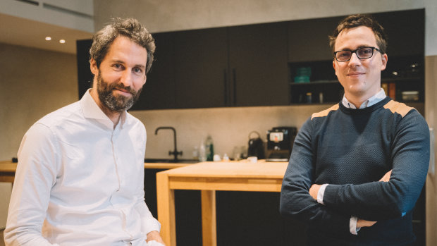 Louis Chatriot et Guillaume Desloges ont fondé Alma en 2017. - © Alma