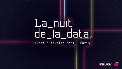 La Nuit de la Data aura lieu le 6 février 2023 au Théâtre de la Madeleine. - © Républik IT
