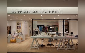 Printemps Haussmann fait une place aux jeunes talents de Campus Mode. © Républik Retail