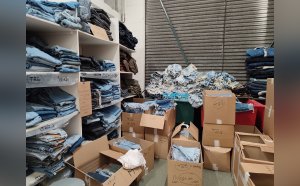 Eureka Fripe fait aussi de l'upcycling en transformant des jeans en short par exemple. © Républik Retail