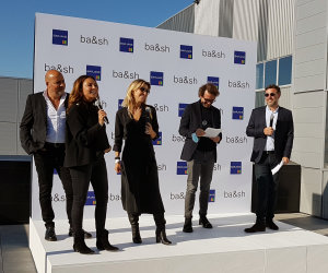 Les dirigeants de Ba&Sh ont inauguré la plate-forme située à Louvres (95) le jeudi 23 septembre. - © CC ./ Républik retail