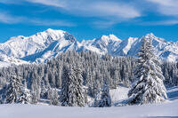 La montagne, une destination pour des séminaires résidentiels (Vue du Mont Blanc) - © D.R.