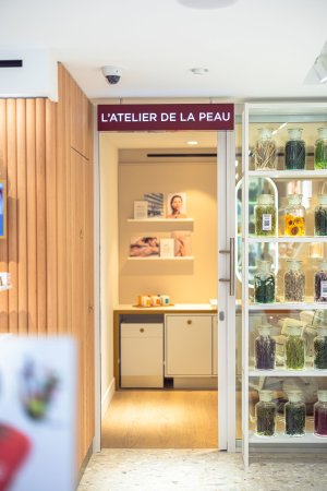 Un espace soin de la peau. © Clarins / Olivier Loser