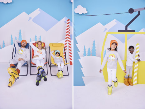 Damart proposera à partir du 28 décembre une collection ski co-créée avec la marque Ron ron by Agathe Lecaron. - © Damart
