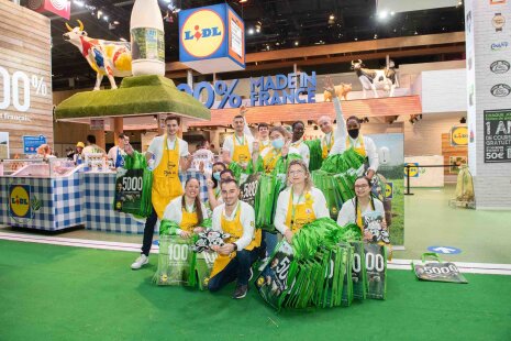 Une centaine de collaborateurs Lidl est mobilisée sur le SIA 2023 - © Lidl France