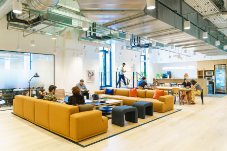 Le WeWork 18 rue de Navarin (Paris 9e), nouveau siège parisien de Qonto - © D.R.