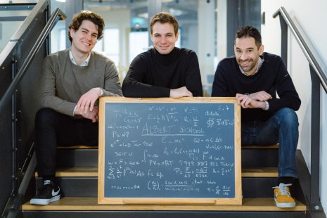 De gauche à droite : Matthieu Heurtel, Grégoire Genest et Mathieu Schimpl. - © Albert School