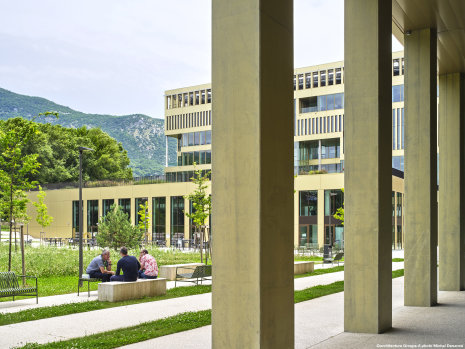 Espaces extérieurs campus IntenCity - ©&#160;Groupe-6 Architectes