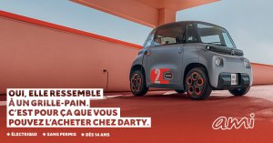 La vente des Citroën Ami chez Fnac Darty est un vrai succès commercial selon Benoït Jaubert et l’offre va prochainement s'élargir. - © D.R.