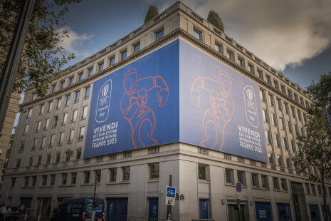 Vivendi est le seul sponsor officiel entertainment de la Coupe du monde de rugby France 2023 - © Mathis Queraux