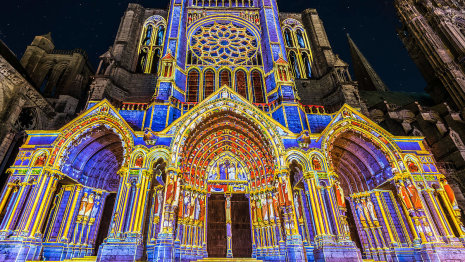 Chartres en Lumières ou la valorisation d’un patrimoine et d’un savoir-faire exceptionnels - © Ville de Chartres
