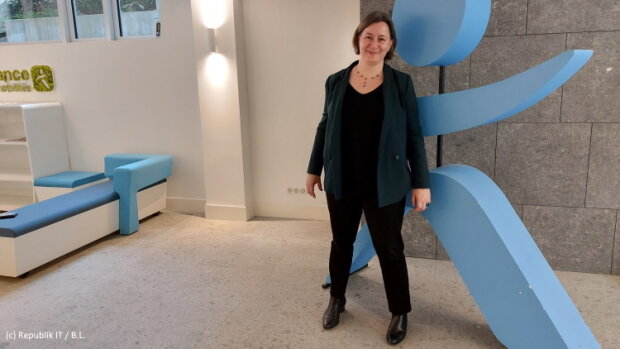 Hélène Brisset est directrice du numérique d’Ile-de-France Mobilités.  - © Republik IT / B.L.