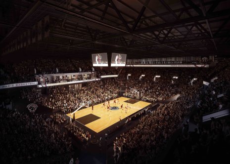 Paris Basketball, club en résidence à l’Adidas Arena, salle adaptée aux compétitions sportives. - © Bouygues Construction SCAU