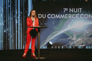 Anne-Laure Couplet, CEO Burton of London, juré et co-animatrice de la soirée. © Républik Retail